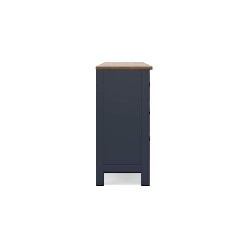 Signature Design by Ashley Landocken Brown/Blue Dresser