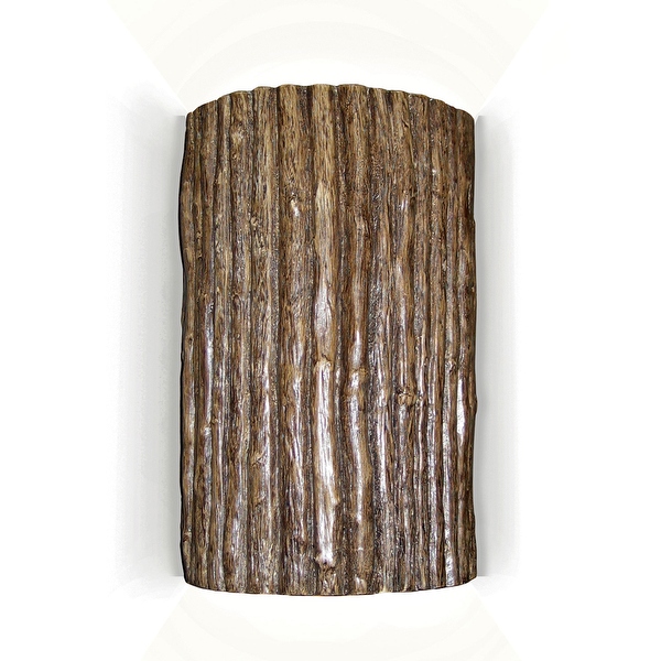 A19 N20303 Wood Sconce Twigs Ceramic Light Fixture from the Nature Collection Twig Bed Bath Beyond 14533828