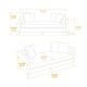 preview thumbnail 15 of 42, 75.2"Wide Upholstered Chaise Lounge with Nailheads, Sleeper Sofa Couch With 4 Throw Pillows & 2 Bolsters, Rubberwood Legs
