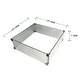 preview thumbnail 4 of 2, Elementi Outdoor Manhattan Fire Pit Square Wind Screen 22 x 22"