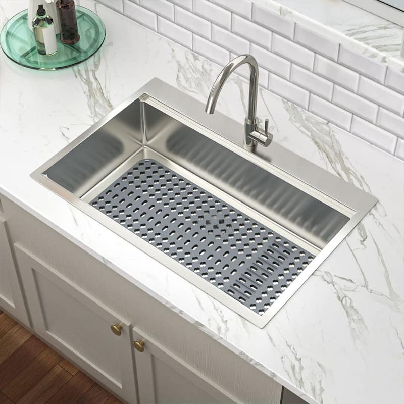 Kichae Silicone Sink Mat 28x15 inch Sink Protector - 28"x15"