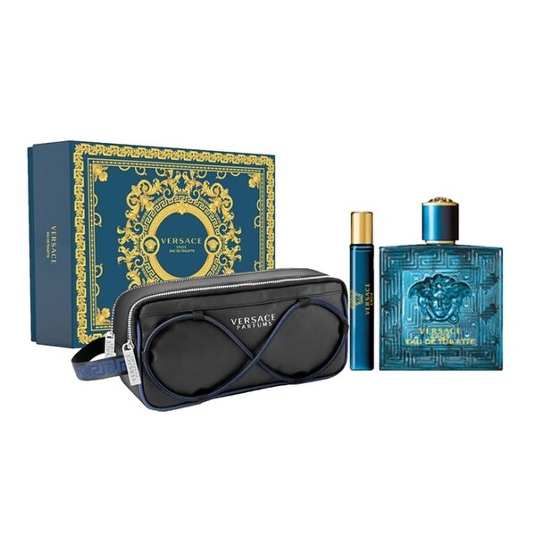 Versace Eros 3 PC Gift Set for Men - Bed Bath & Beyond - 42094462