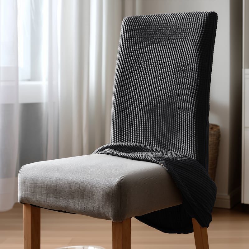 Deconovo Spill Proof Stretch Dining Chair Slipcovers Set of 4
