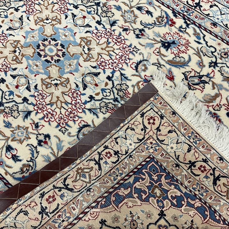 HERAT ORIENTAL Handmade Nain Wool Rug - 3'10" x 6'4"