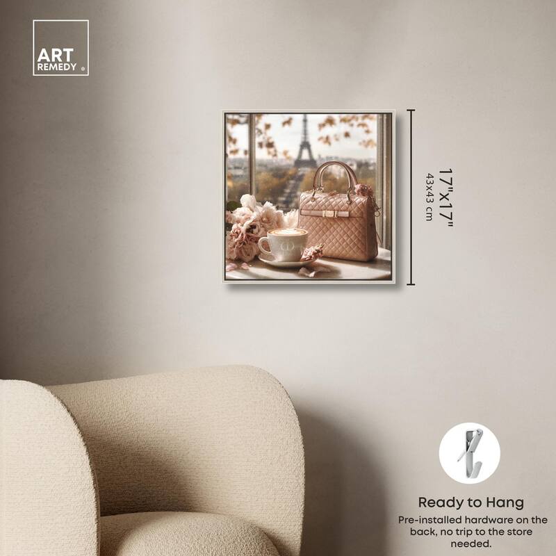Glam by the Window Paris Canvas by Art Remedy