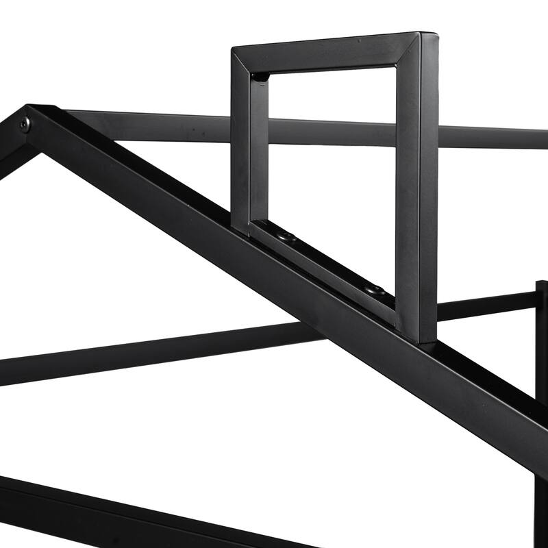 Metal Platform Bed, Queen