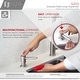 preview thumbnail 8 of 7, STYLISH Stainless Steel Single Handle Pull Down Faucet with Soap Dispenser - Brushed Stainless Steel