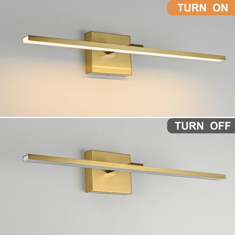 Minimalist Linear LED Vanity Light Dimmable Wall Sconce Light Bar