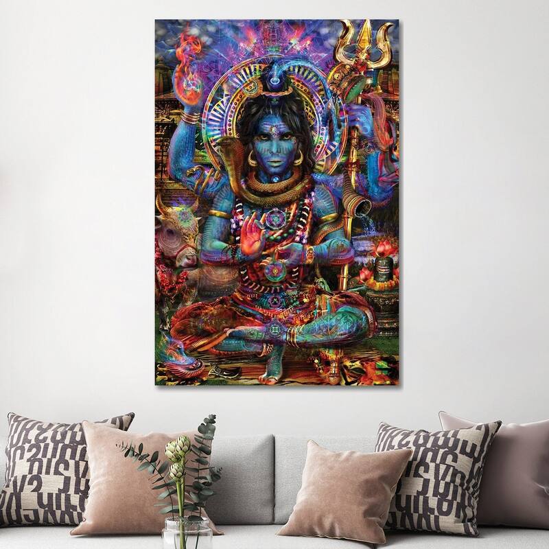 iCanvas "Shiva" by Jumbie Canvas Print