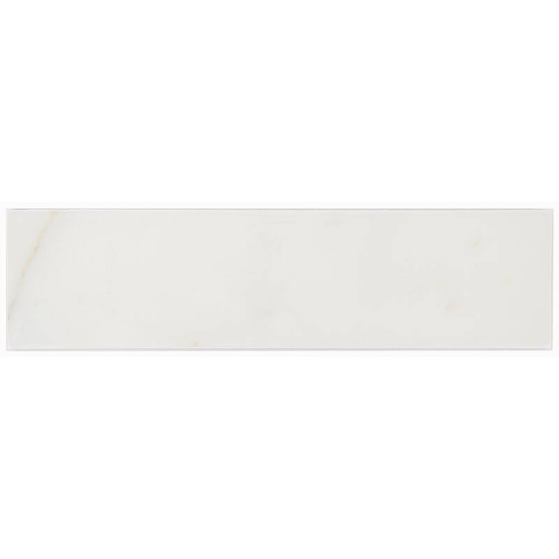 Classico 3 in. x 12 in. Blanco Gloss Glazed Ceramic Subway Wall Tile