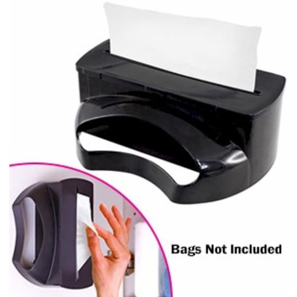 trash can with bag dispenser