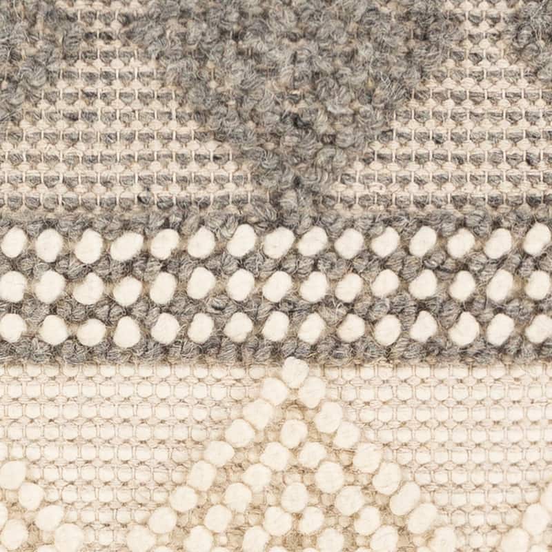 Haya Textured Handwoven Bohemian Throw Pillow