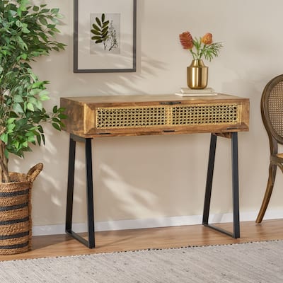 Stanton Mango Wood Console Table by Christopher Knight Home