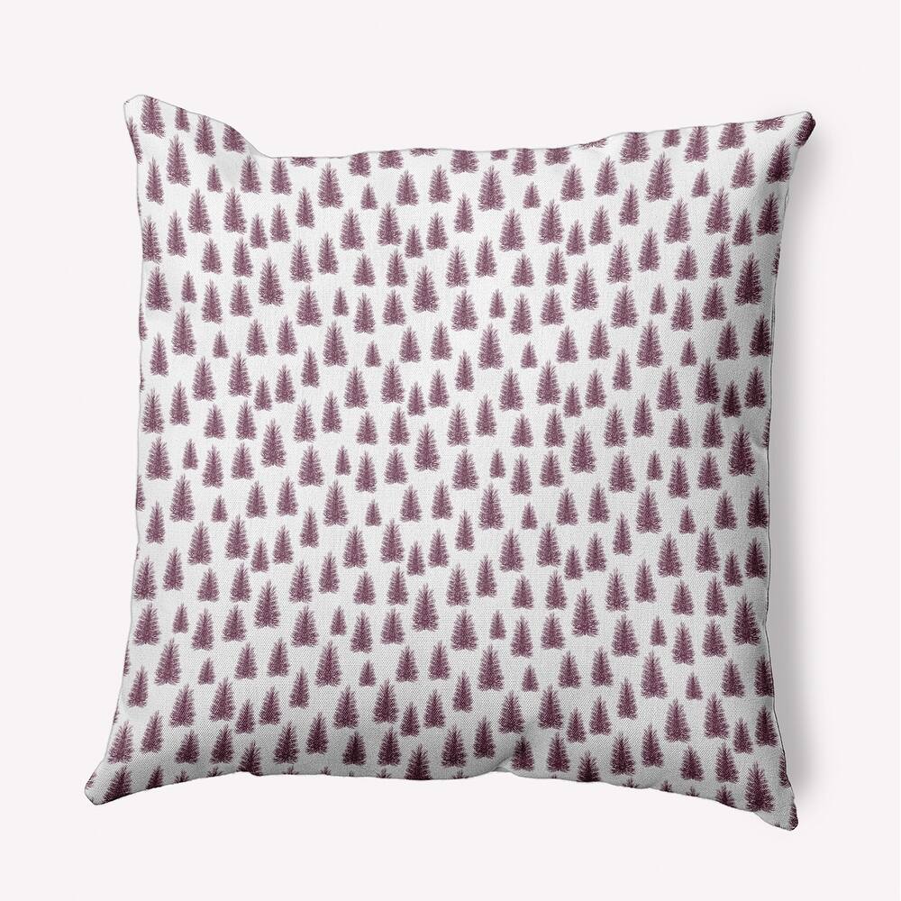 Christmas Trees Pattern Indoor/Outdoor Throw Pillow