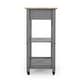 preview thumbnail 17 of 16, Dade Kitchen Cart with Wheels by Christopher Knight Home