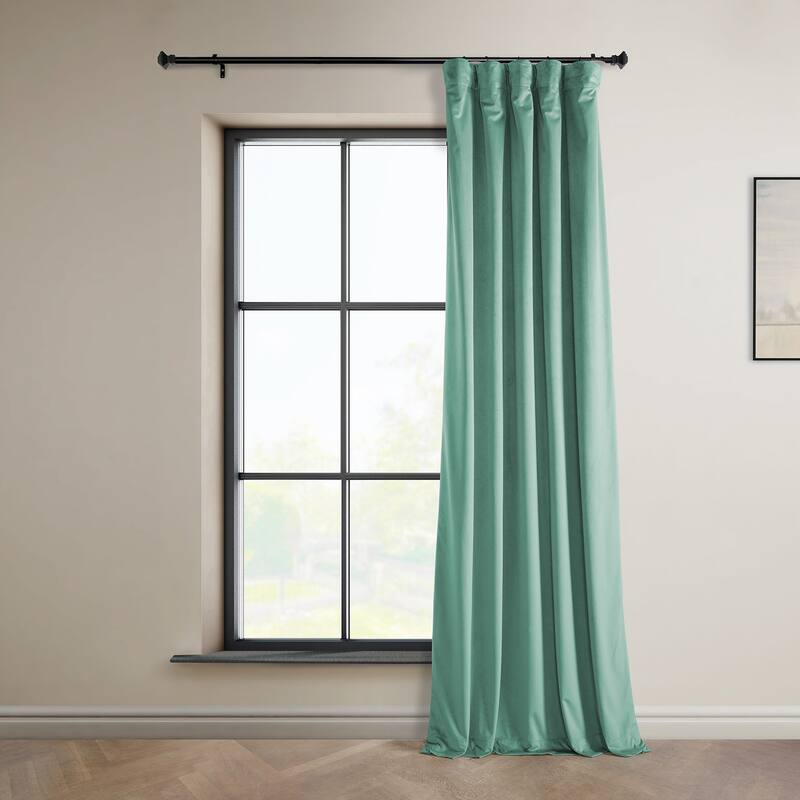Exclusive Fabrics Heritage Plush Velvet Curtain (1 Panel)