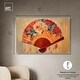 preview thumbnail 24 of 60, Spaniard Fan Canvas Glam Livingroom Wall Art by Art Remedy