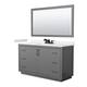 Option Dark Gray / White Quartz Top / Matte Black