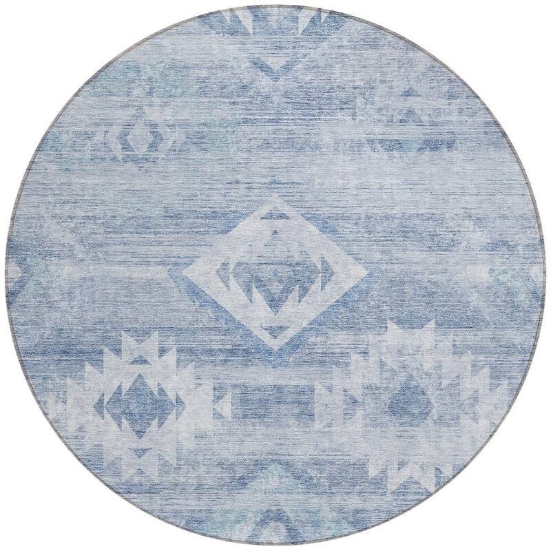 HomeRoots Southwestern Transitional Rectangle Outdoor Rug