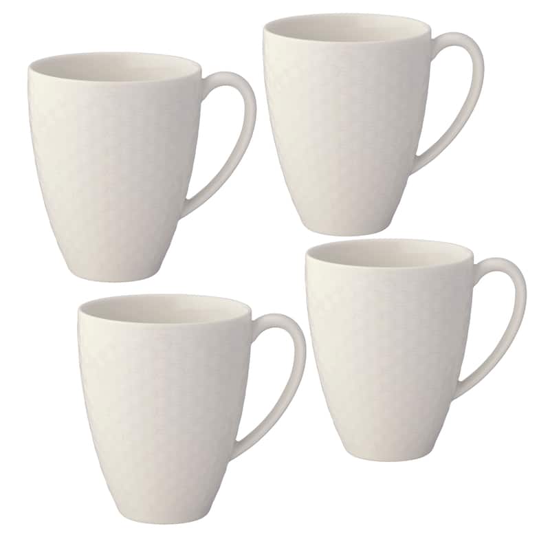 Kikko Set of 4 Mugs, 16 oz. - Ivory