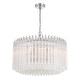 preview thumbnail 1 of 3, Lofton 7 Light Polished Nickel Chandelier