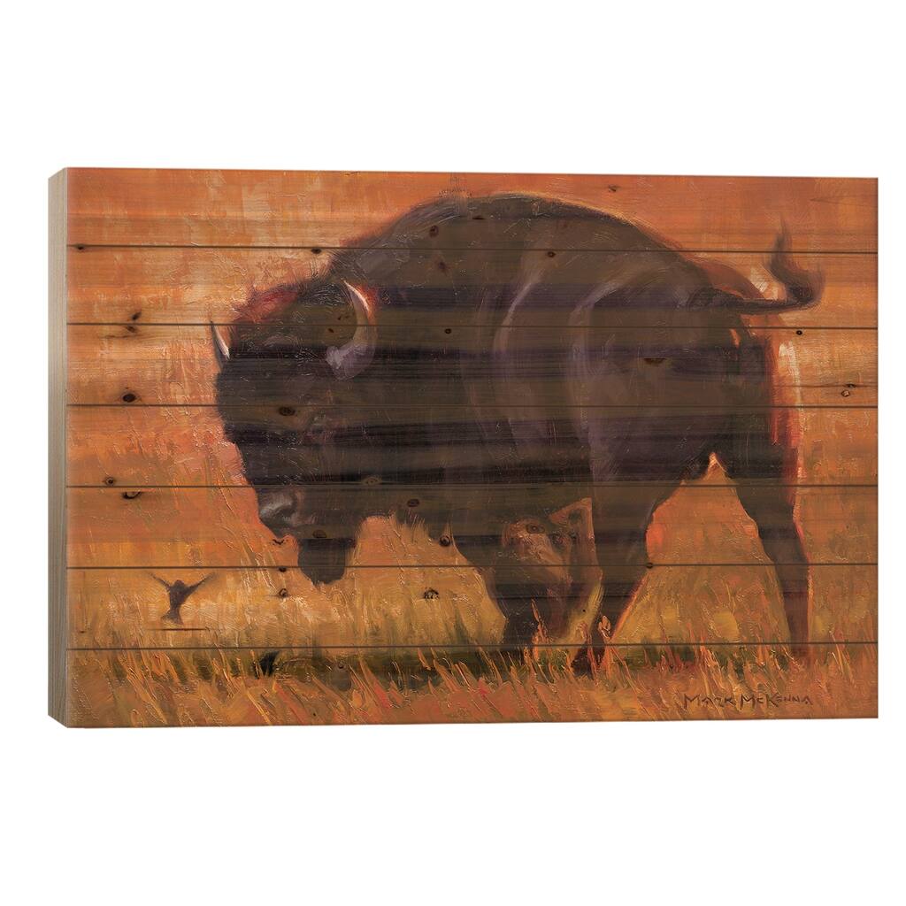 A Fleeting Diversion Print On Wood by Mark McKenna - Multi-Color