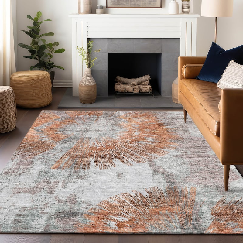 Premium Washable Super Soft Modern Burst Mayfield Rug