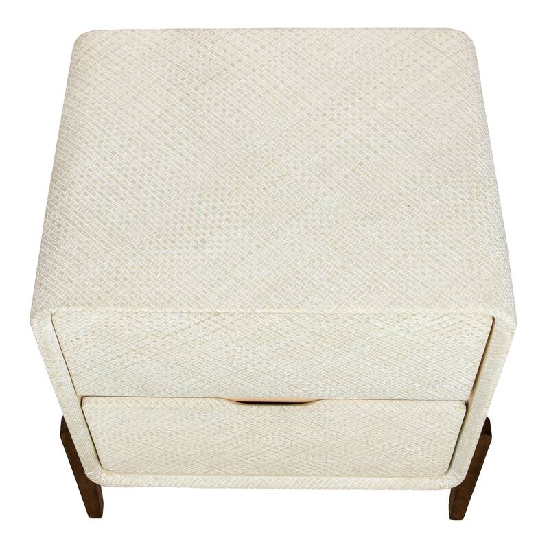 NPD Furniture Lotie 2-Drawer Nightstand