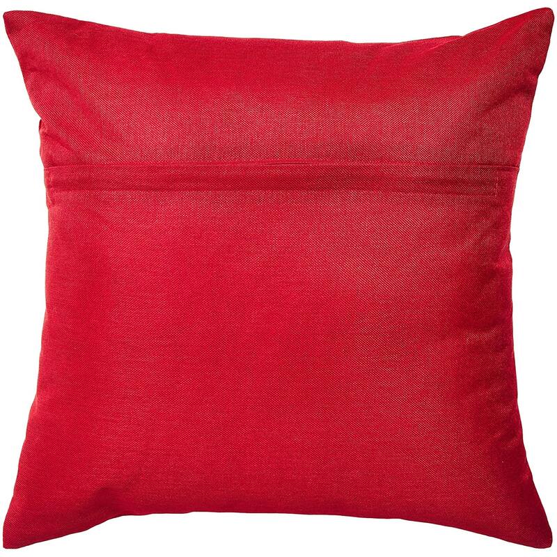 Violet Linen Seasonal Xmas Christmas Holiday Spirits Pattern Decorative Cushion Cover