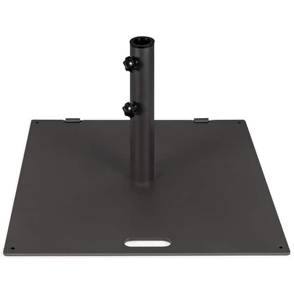1 2 patio umbrella base Mount, Wall Mount, Deck Mount for D2 5/16" Poles The durable cement umbrella base provides solid anchoring once positioned Stable Patio Umbrella Base -