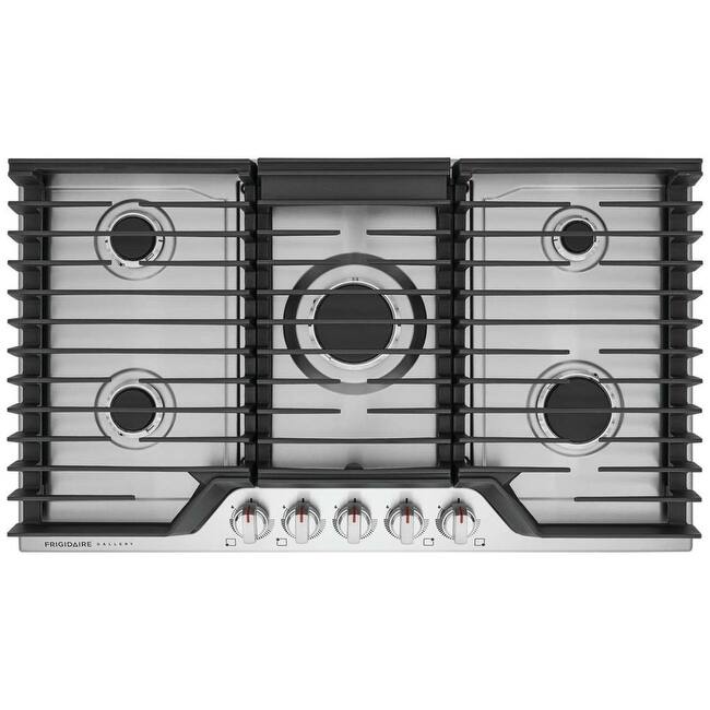 Frigidaire GCCG3648A 36" Wide 5 Burner Gas Cooktop with Quick Boil