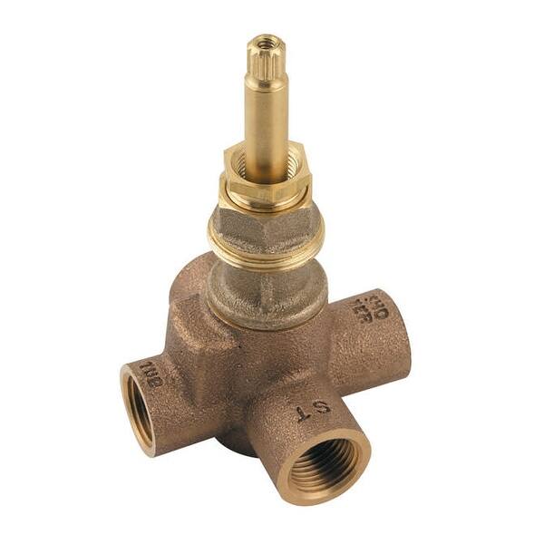 Shop Pfister 015 Iwdx 1 2 4 Port Shower Diverter Rough In Valve Overstock 16500423