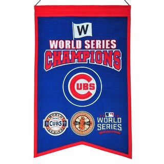 Shop Chicago Cubs World Series Champions Cooperstown Collection 22 X 14 Banner Overstock 30064398