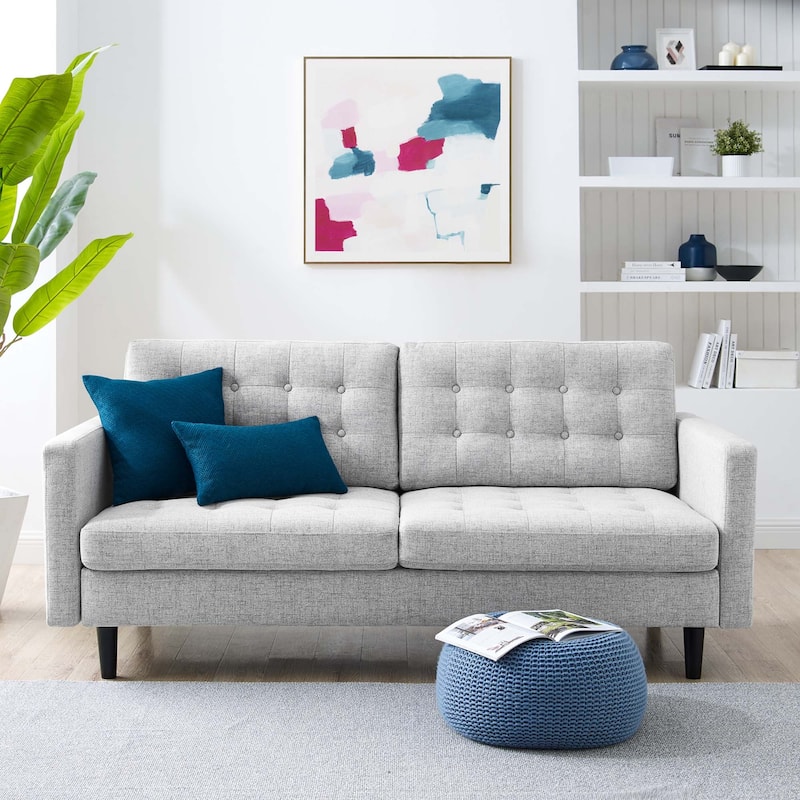 Exalt Tufted Fabric Sofa