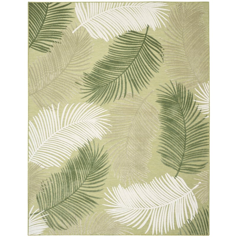 Nourison Suncoast Indoor/Outdoor Nature Area Rug.