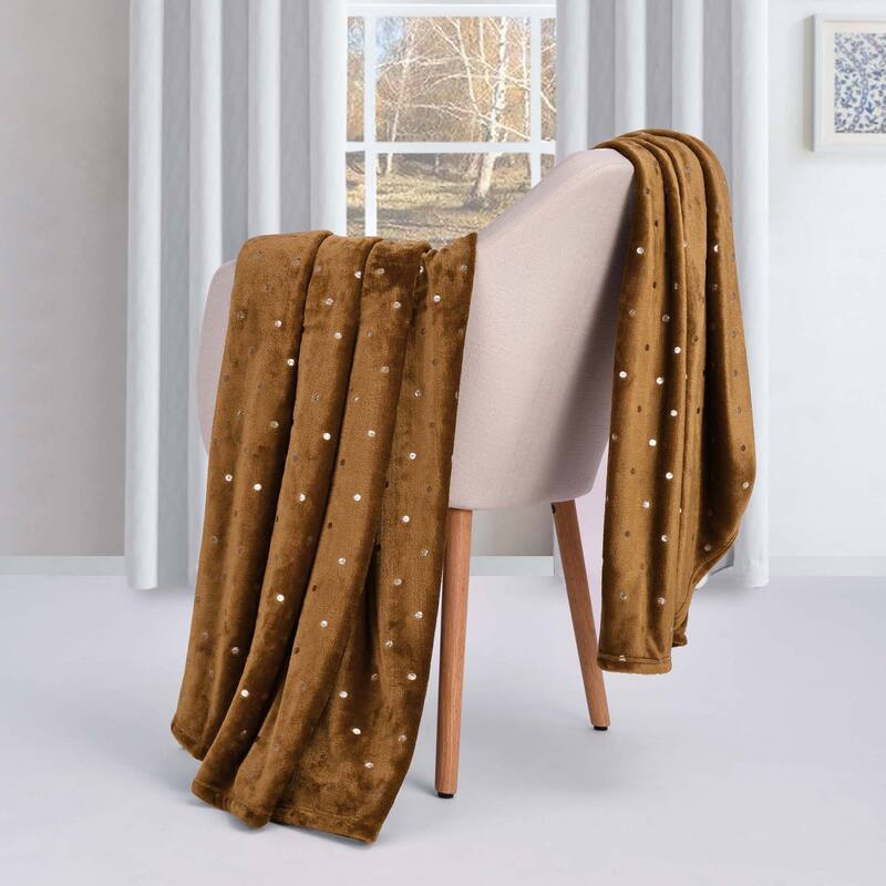 Superior Fleece Plush Medium Weight Soft Fluffy Decorative Blanket