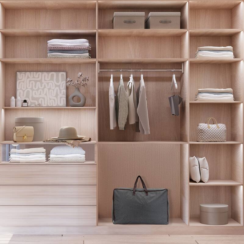 1 Pack Foldable Storage Bags, Clothes Storage, Moving Bags for Closet Organizers, Organizing Bedroom, and Storage with Handles