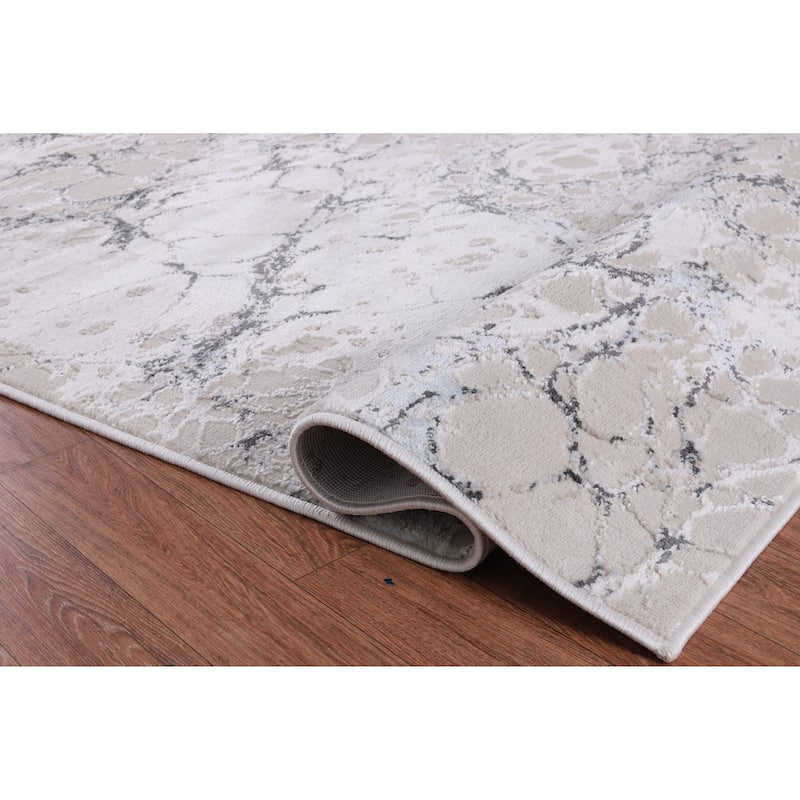 Ilios Collection Textured Abstract Rug