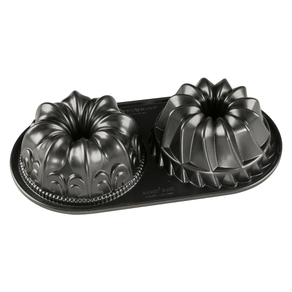Nordic Ware Platinum Aluminum Bundt Duet Pan