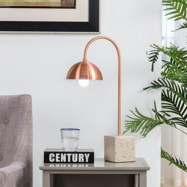 Glitzhome 21 5 H Metal Terrazzo Table Lamp On Sale Overstock 28247843