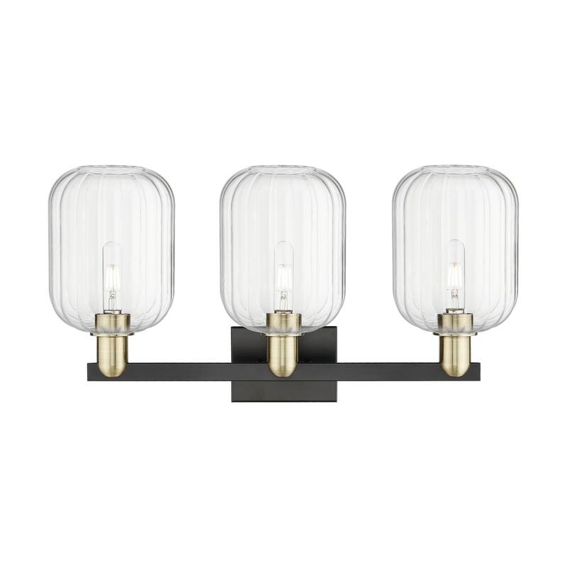 Innovations Lighting Downtown Urban - Preston - 3 Light 26" Jar Shade Bath Vanity Light