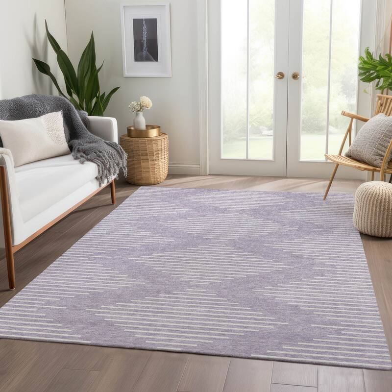 Premium Washable Super Soft Modern Geo Mayfield Rug