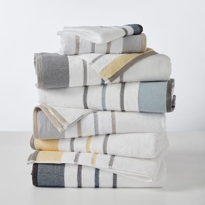 Linery & Co. Combed Cotton Absorbent & Durable Decorative Towel Set.