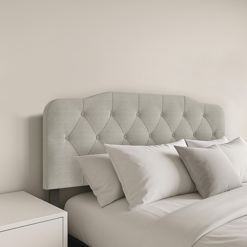 Angela Button-tufted Adjustable Headboard