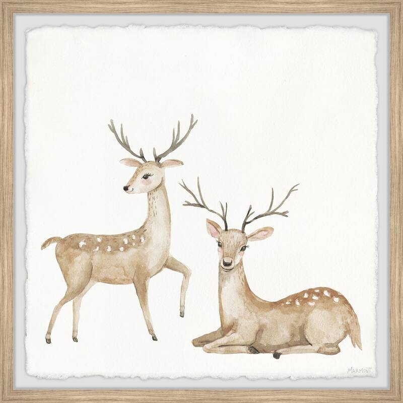 You~'re So Deer to Me Framed Wall Art, Elegant Home Touch - Sophisticated Artwork for Refined Décor