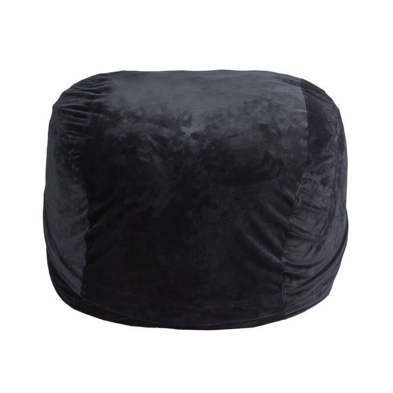 3-Foot Memory Foam Bean Bag Chair with Fluffy Removable Sponge