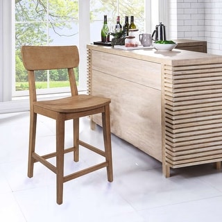 Rustic 24 inch Torino Wood Counter Stool Bed Bath Beyond 10949277