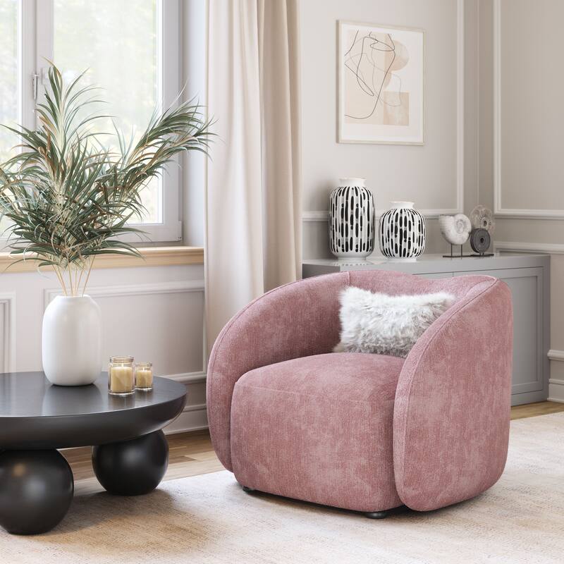 Tallin Accent Chair Mauve Pink - Mauve Pink