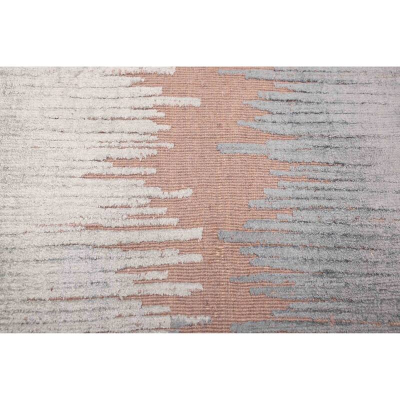 ECARPETGALLERY Hand Loomed Elysian Brown Rug - 5'4 x 9'11