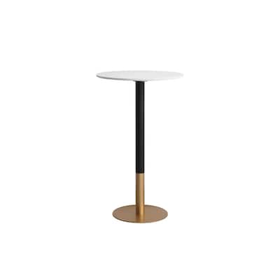 Linx 23" Faux Marble Pub table